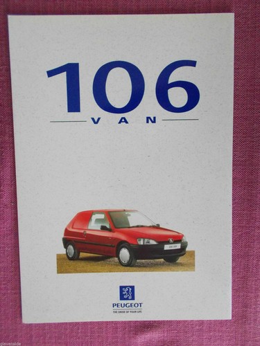 Peugeot 106 van sales brochure - peugeot,
