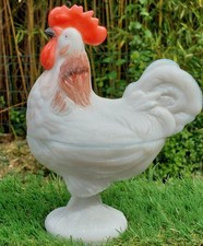 RARE Coq en opaline teinté