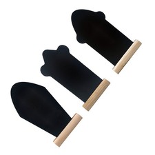  3pcs pierres tombales de forme de pierre tombale de bureau décors de bureau