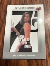 2025 Upper Deck JAMES BOND NOT JUST A NUMBER  -  YOU PICK