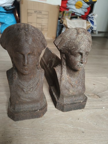 Paire anciens chenets de - paire,
