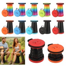 Pliable Tabouret Portable Télescopique Chaise Voyage Pêche Camping Pliant