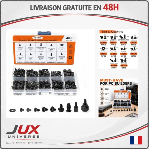 Kit 400 vis carte - vis, mère