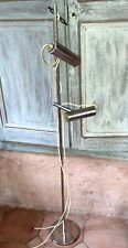 Alain RICHARD lampadaire liseuse  chromée DISDEROT axe tige large