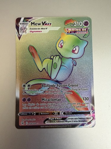 Carte pokémon mew vmax - pokémon,