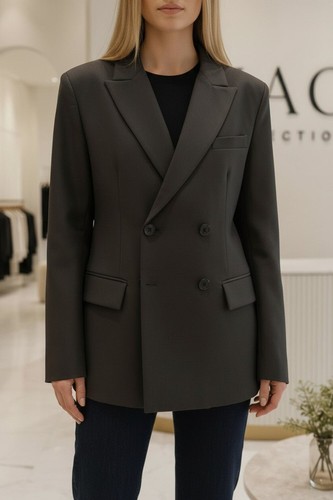 Blazer croisé épaulettes - à,