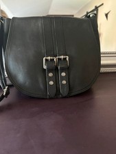 👜IKKS sac cuir noir