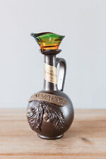 Vintage Calvados Stoneware Jug Bottle with Glass Dosing Cap