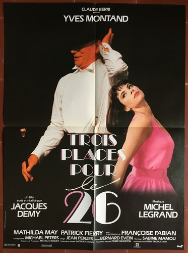 Affiche trois places pour - places, le