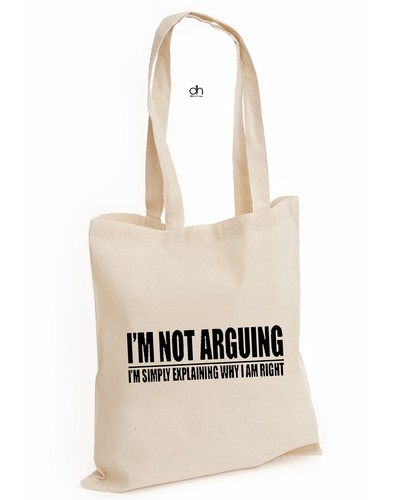 Not arguing right - im,