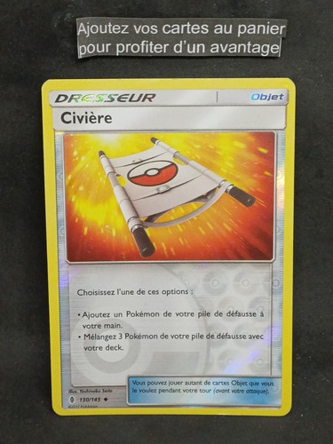 Carte pokemon civiere - carte,