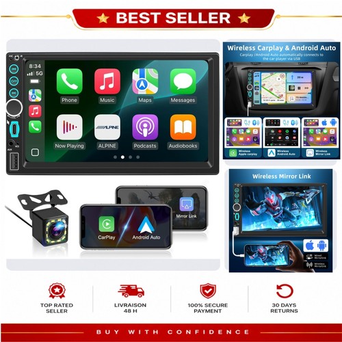 Autoradio din bluetooth - 2,