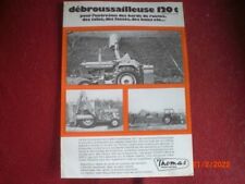 THOMAS 120T BUSHER ADVERTISING LEAFLET