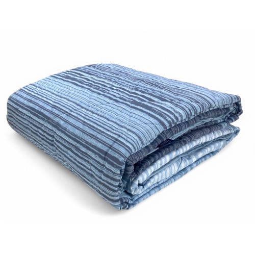Bleu kot stripe light - kot, quilt