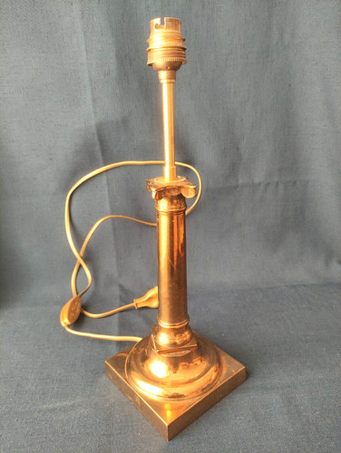 Ancien pied lampe bougeoir - lampe,