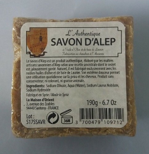 Savon alep authentique - d'alep, 99