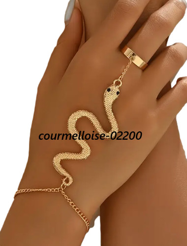 Bracelet bague dos main - bague,