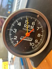 Morso Cable Drive Tach 10K RPM Drag Race Gasser Hot Rod Day 2 Vintage Gauge