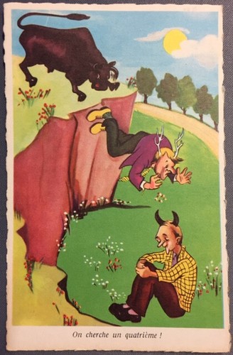 Carte postale humoristique - carte,
