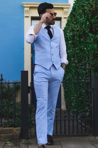 Homme été costume - homme, gilet
