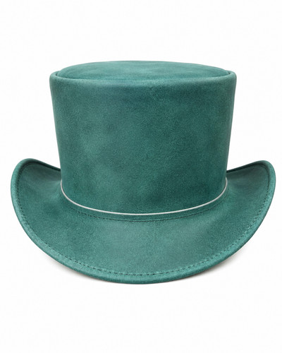 Chapeau haut forme bleu - haut,
