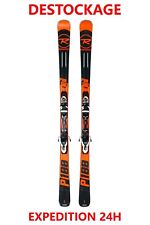 ski adulte occasion ROSSIGNOL "P 100" taille : 177 cm = 1 mètre 77 + fixations.