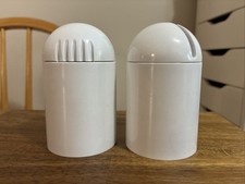 Enzo Mari Salt Shaker & Pepper Mill Grinder 1969–72 Danese Milano Alessi RARE