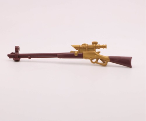 Playmobil fusil brun or - fusil,