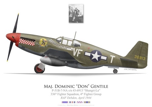 Print 51b mustang - print,