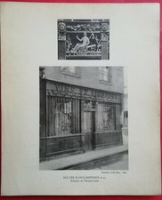 PARIS RUE DES BLANCS COATS Armed Man Sign Phototype André BARRY 