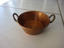 Petite bassine cuivre