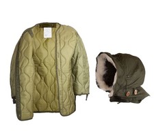 M65 Queue de Poisson Parka Doublure USA Authentique Militaire + Hood M65 Neuf