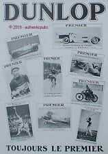 DUNLOP CAMPBELL BLERIOT TOUR DE FRANCE 1928 DAVIS CUT AD AD PUB