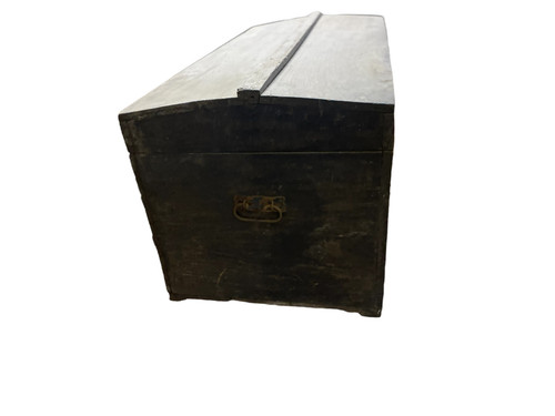 Ancien coffre malle bois - malle, de