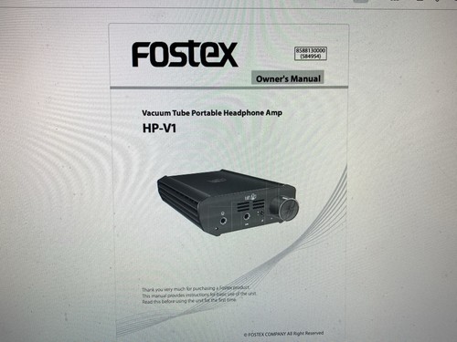 Fostex manual digital - manual,