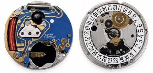 Mouvement montre quartz - montre, à