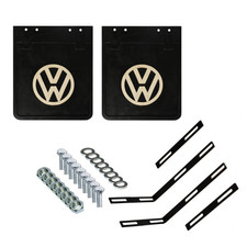 VW Bug Mud Flaps with Supports