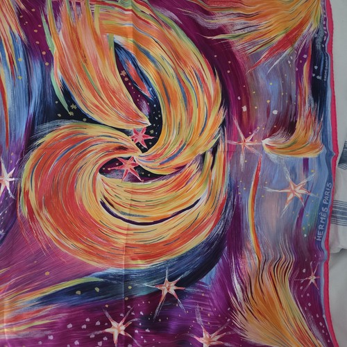 Foulard carré hermes soie - foulard,