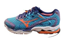 Mizuno Wave Enigma 2 Running Shoes Womens 9W Teal Blue Orange White Cushioned