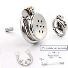 Anneau De Rétention De Cage De Chasteté En Acier Inoxydable BDSM Bongage Device