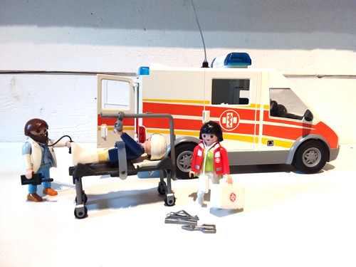 Playmobil ambulance secours - ambulance,
