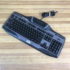 Logitech G15 Gaming Keyboard Backlit Light LED Keys LCD Screen Wired USB Y-UW92
