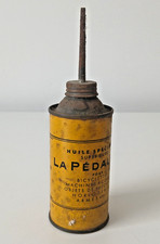 Old special oil sheet metal advertising can "La Pédaline"