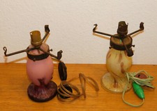 vintage LOT 2 ancien LAMPE EN