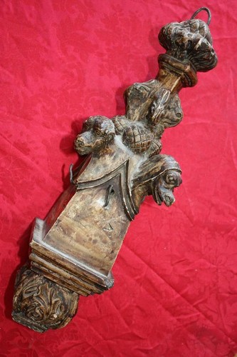 Ancienne colonne platre - ancienne, en
