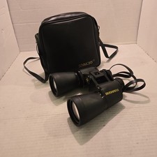 Bushnell PowerView 13-1056 Wide Angle Binoculars 10x50 341 Feet Hunting+Bag