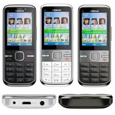 Original Nokia C5-00 Unlocked 3G 5MP Camera WCDMA Bluetooth GPS Bar Mobile Phone