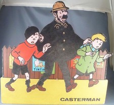 Quick & Flupke - Casterman Flocked Cardboard POS - Quick, Flupke & the Agent No.15