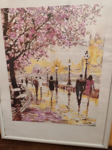 Tableau peinture scène - peinture,,