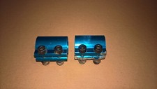 28mm Kart Chassis Torsion Bar Clamp Set BLUE